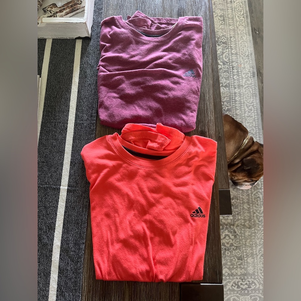 Small pink and purple t-shirts